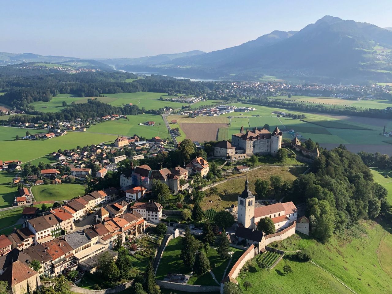 Ballon Flug privat ab Château-d'Oex