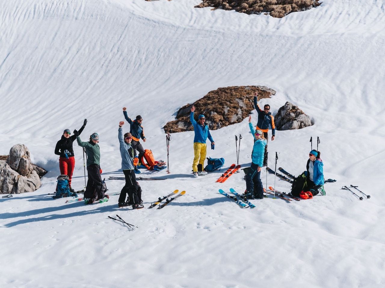 Schnuppertour Ski oder Snowboard in Adelboden