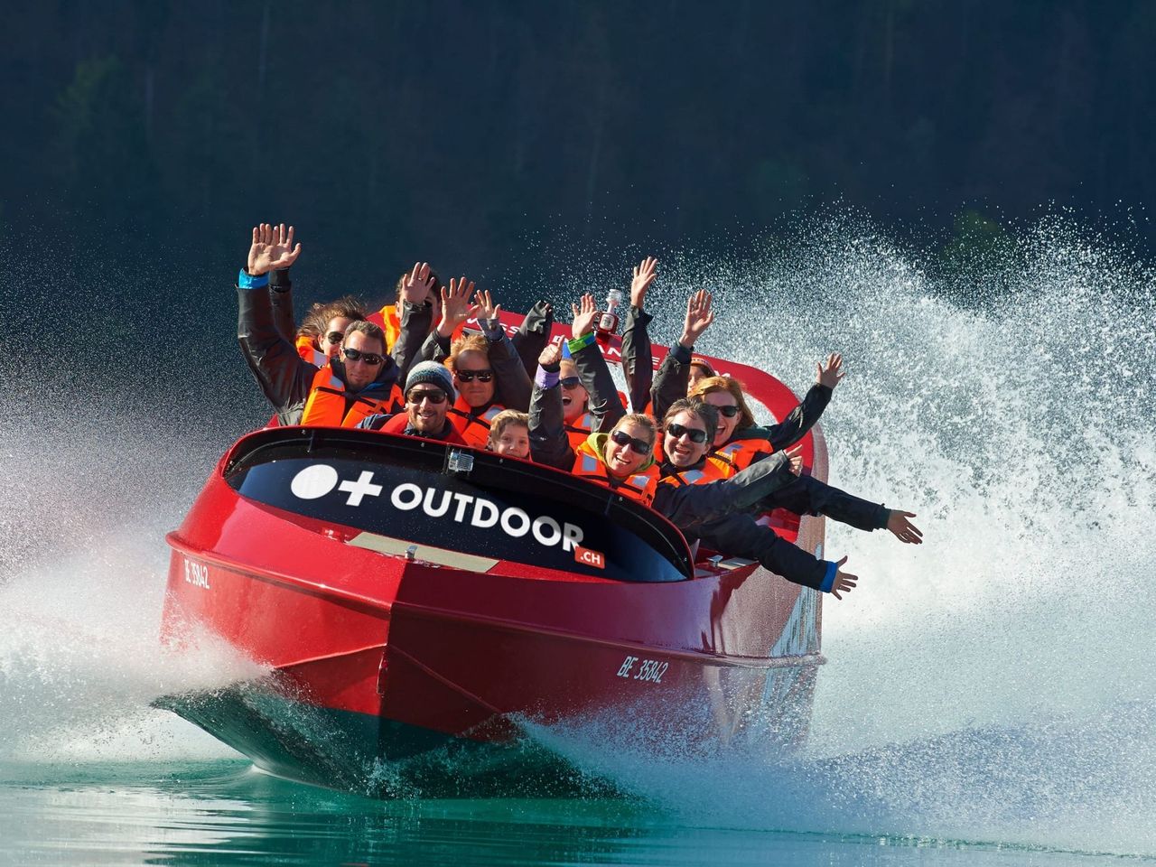 Jetboat Interlaken Brienzersee ab Bönigen