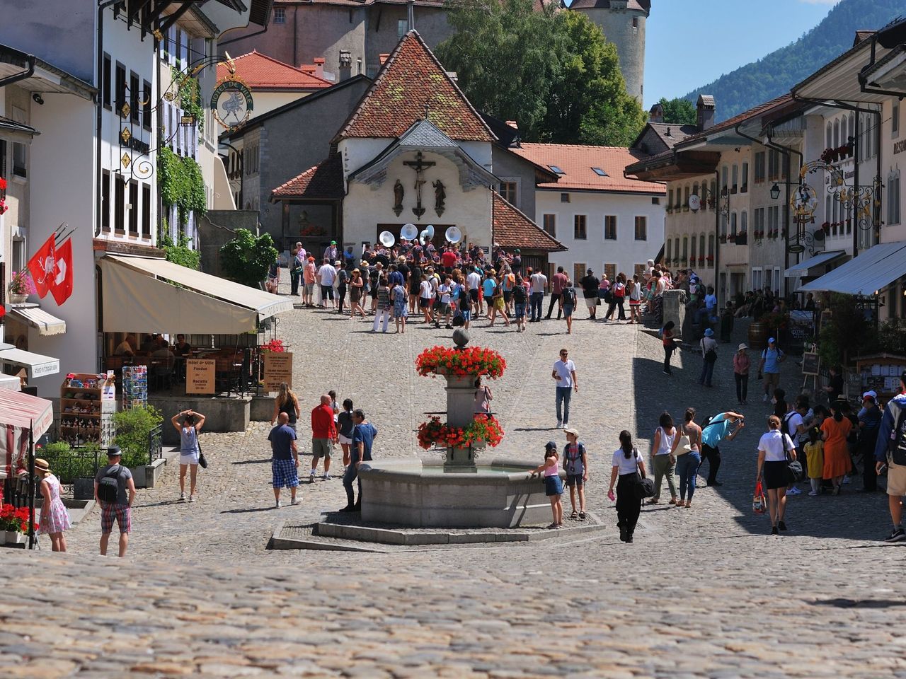 Ab Genf: Bustour Gruyères, Schokoladenfabrik und Schaukäserei 