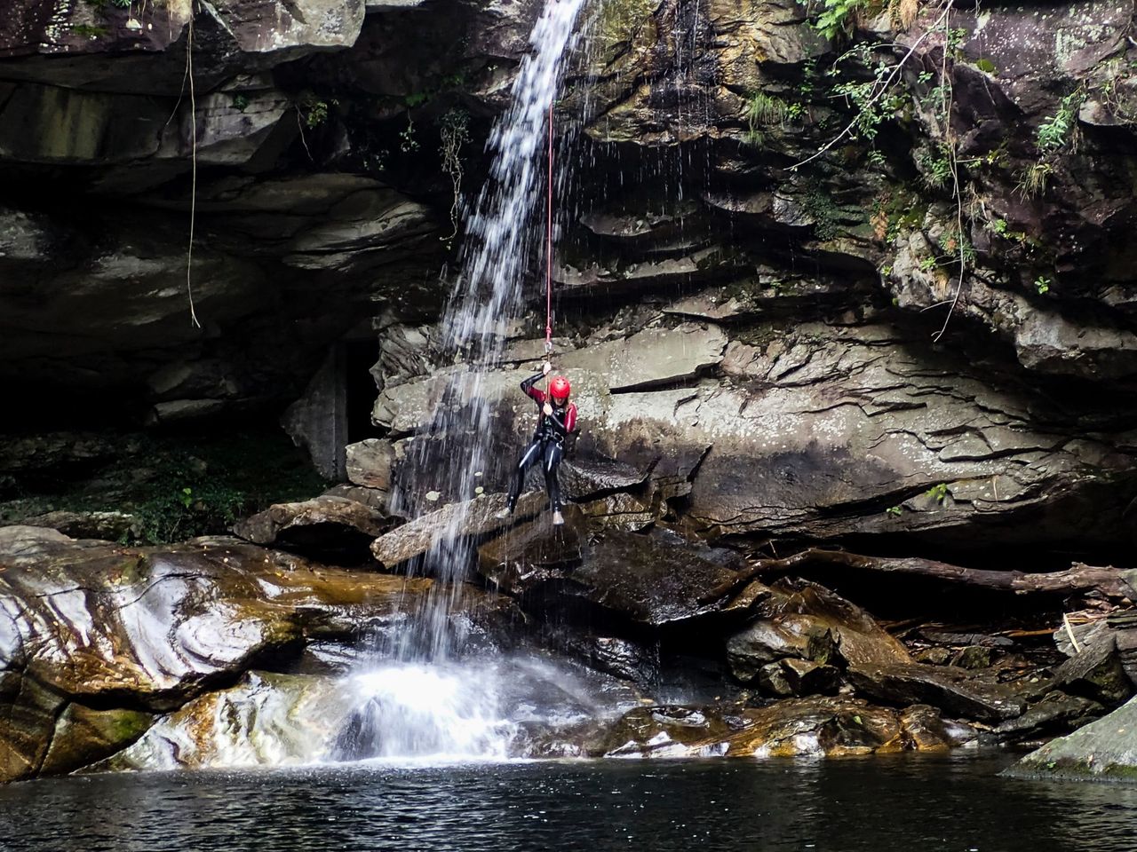 Boggera Canyoning Valle di Cresciano halber Tag
