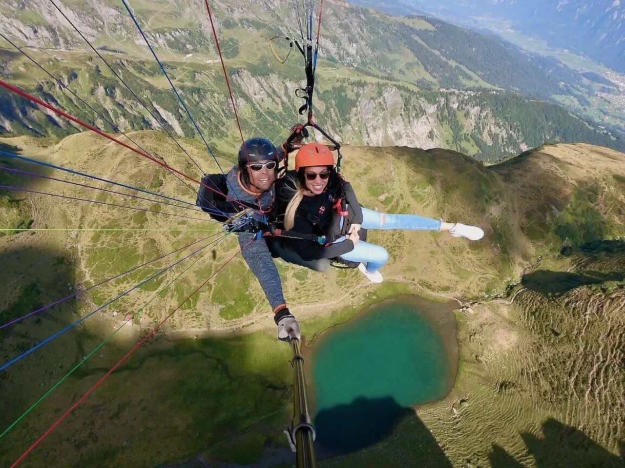 Einsteiger Tandem Gleitschirmflug im Heidiland
