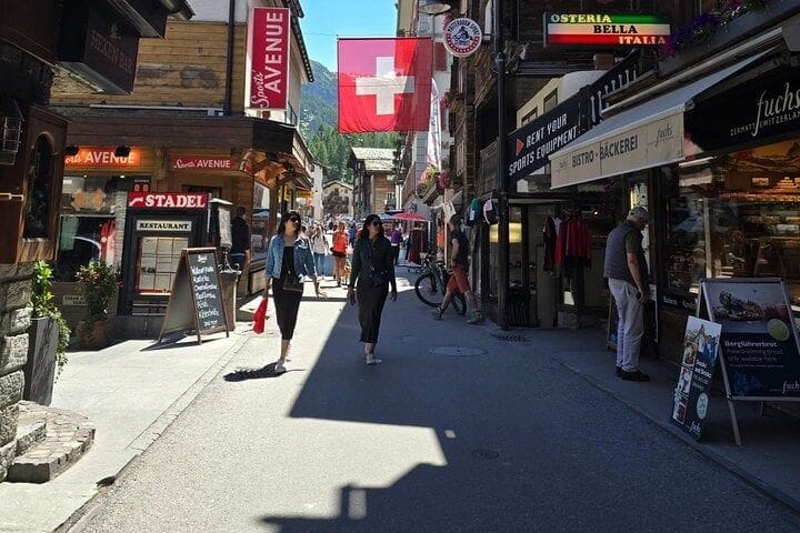 Zermatt : visite du village en petit groupe avec vue sur le Cervin