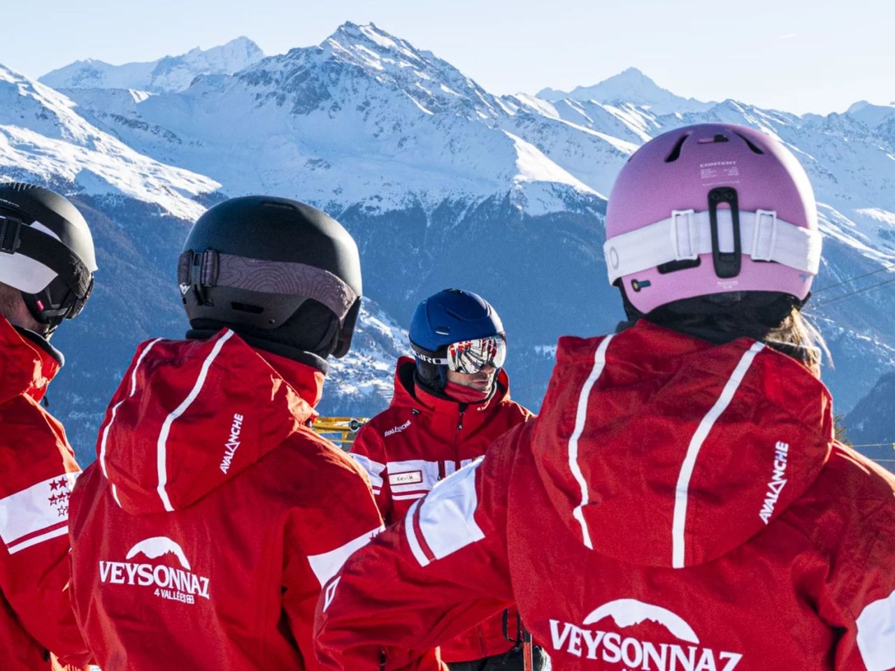 Skischule Gruppe für Kinder ab 6 Jahren in Veysonnaz