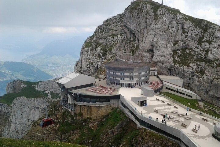 Da Basilea: escursione privata di un giorno sul Pilatus in inverno