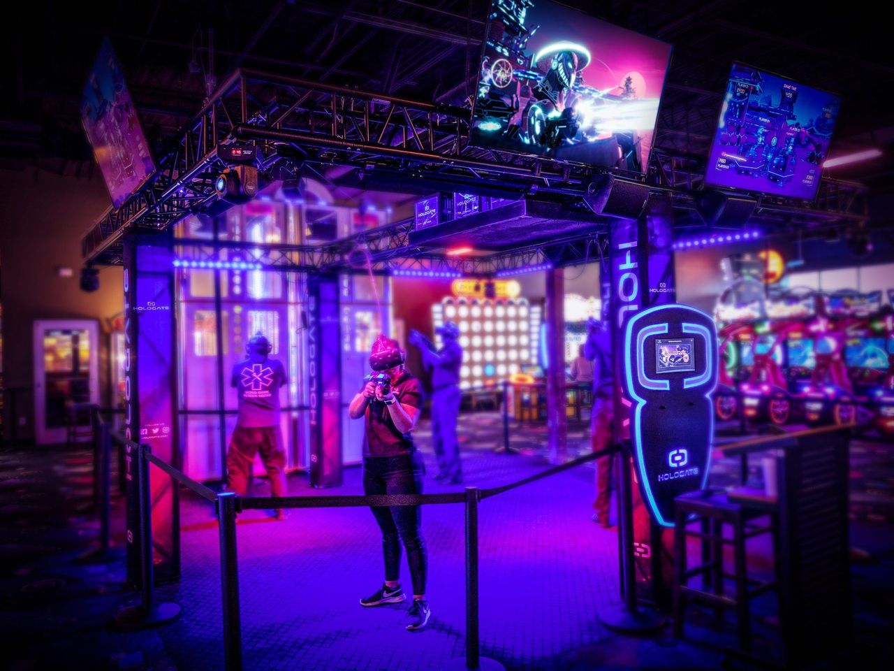 “Hologate Arena” VR Game beim Flughafen Zürich