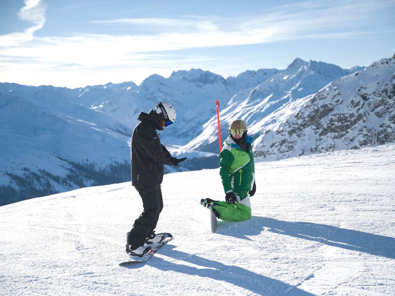 "Beginner's Clinic" 3 half days of snowboard lessons in Davos