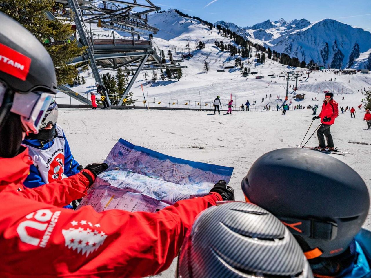 Private ski school for all age groups in Veysonnaz