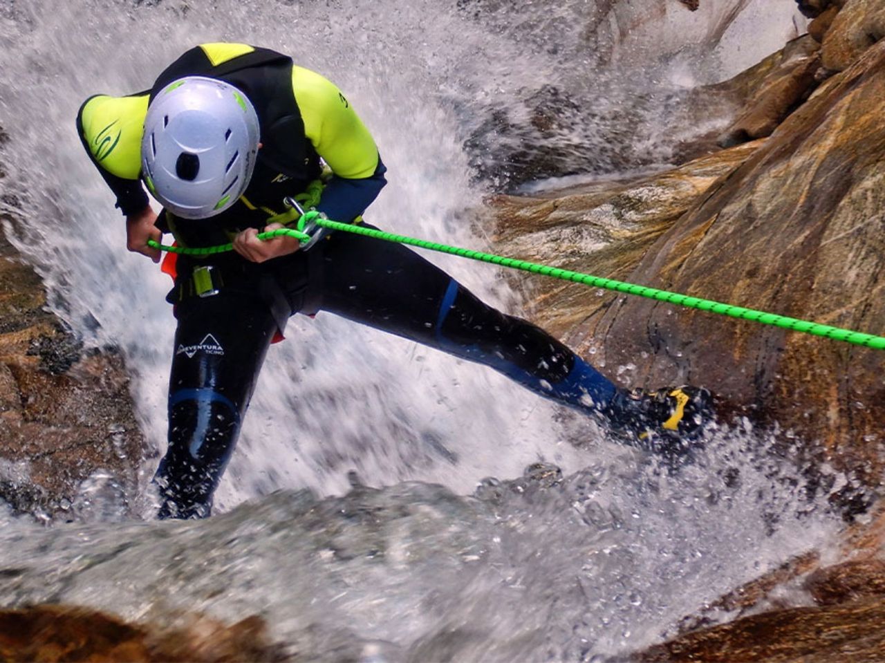 Legendary canyoning camp in Sementina: several days in Ticino