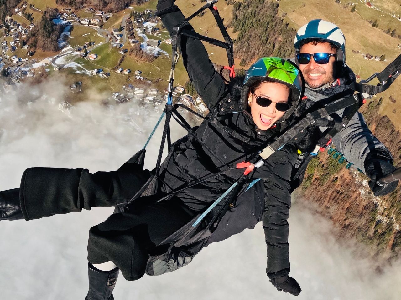 Lauterbrunnental Gleitschirmfliegen ab Mürren