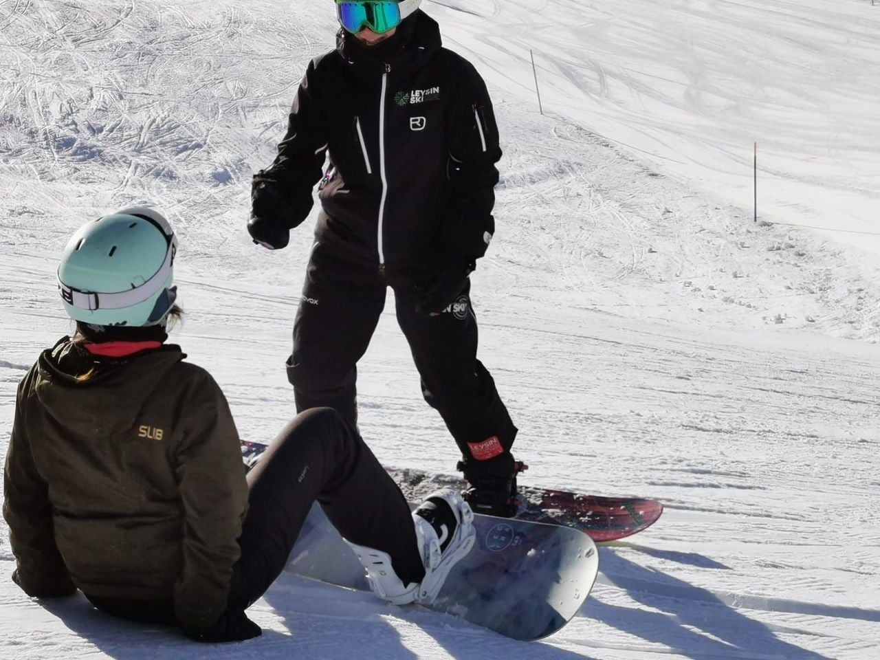 Snowboardkurs privat für Kinder und Erwachsene in Leysin