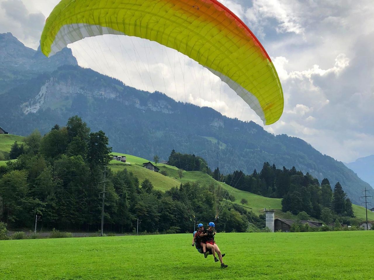 Gleitschirmflug ab Büelen ins Engelbergertal
