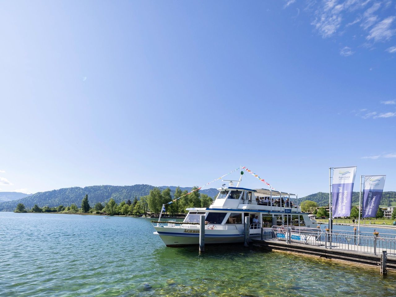 Streckenticket Schiff Ägerisee zwischen Unterägeri und Morgarten