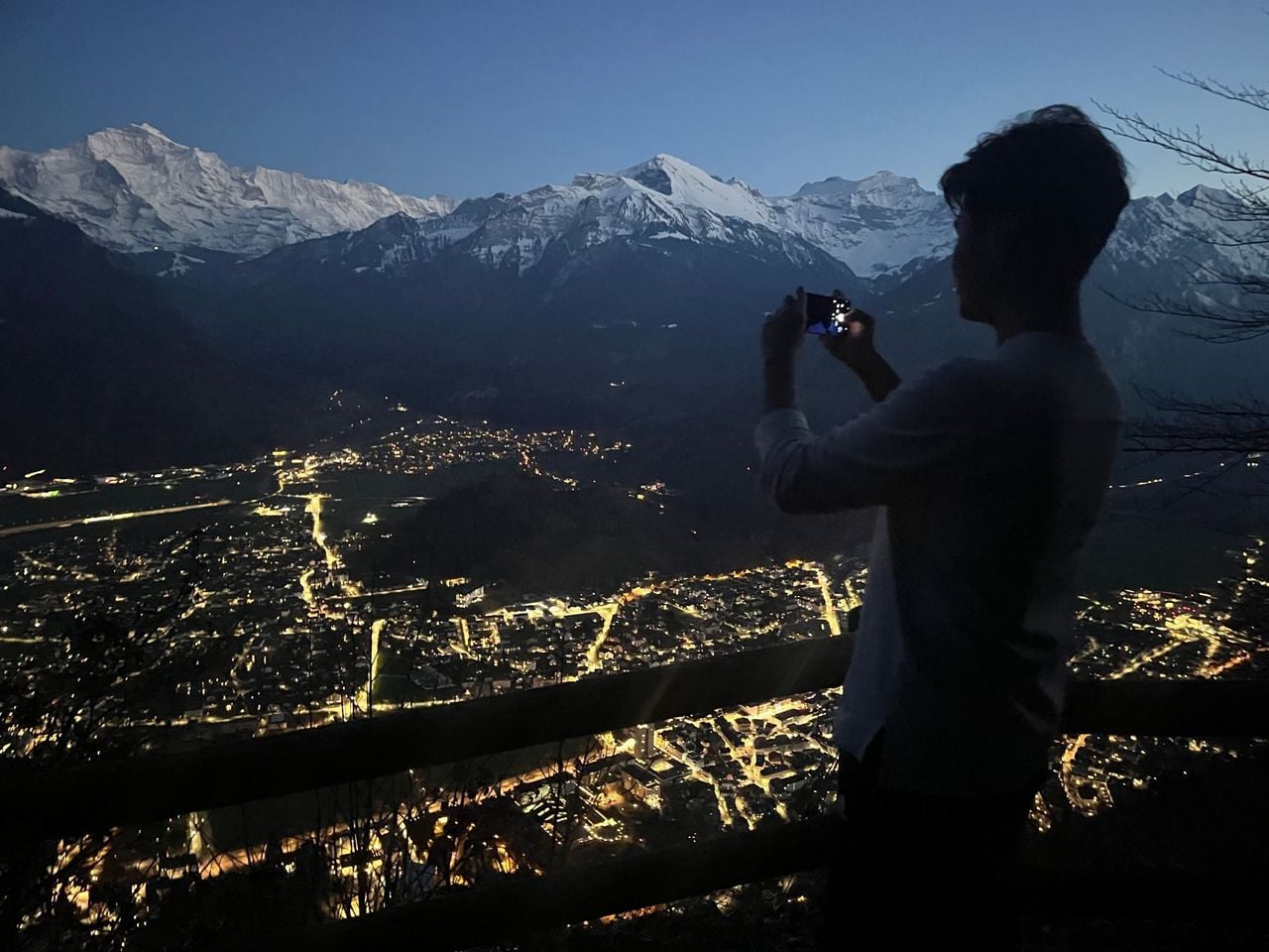Harder Kulm private Wanderung mit Schweizer Triathlet ab Interlaken
