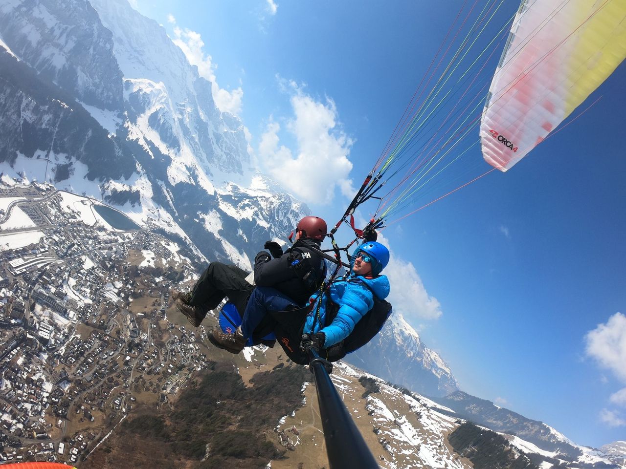 “Thermikflug” Gleitschirm Vierwaldstättersee ab Emmetten