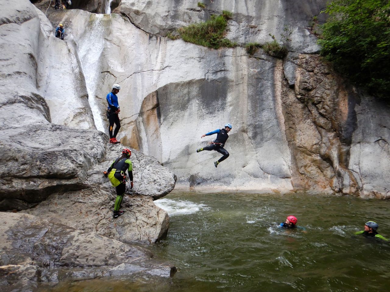 Canyoning Action Chli Schliere ab Alpnach