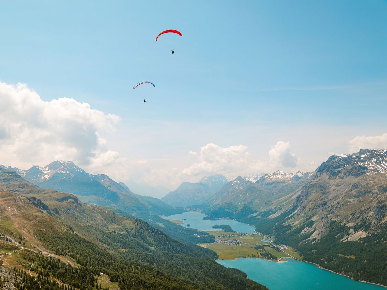 Samedan Adrenalin Junkie Gleitschirmfliegen