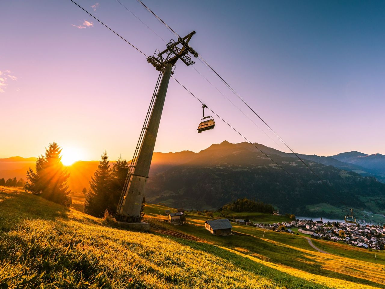 Ticket Crap Sogn Gion Bergbahn ab Laax
