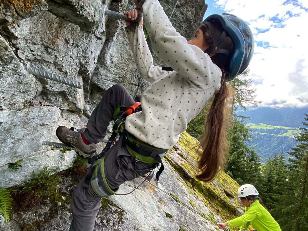 Kletterspass Grep Casti in Siat bei Ilanz
