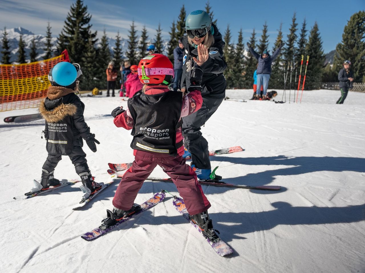 "Penguins" Ski School All Day for Kids Aged 3-5 in Verbier