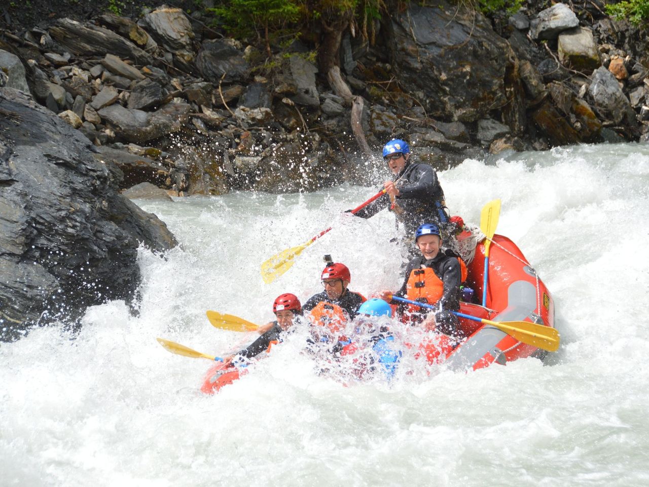 Rafting Scuolerschlucht auf dem Inn