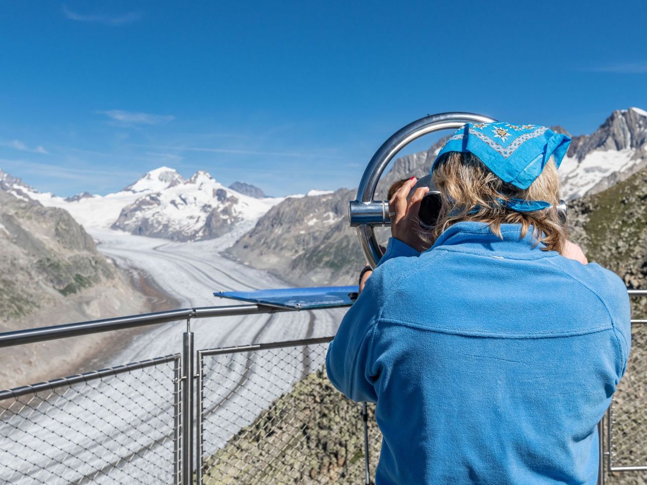 Ticket Fiescheralp mit Viewpoint Eggishorn ab Fiesch retour