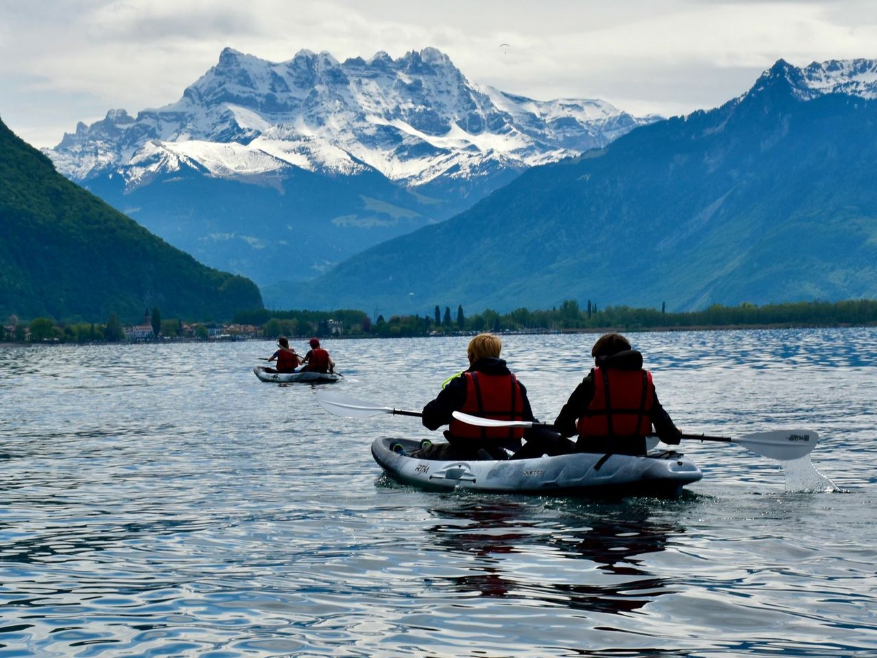 Kajak Tour Schloss Chillon geführt