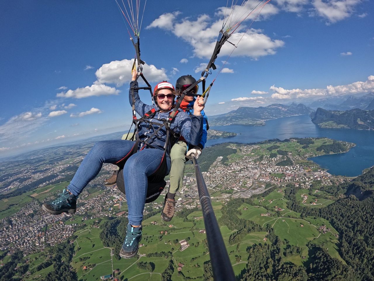 Schnupper Paragliding Tandemflug ab Kriens