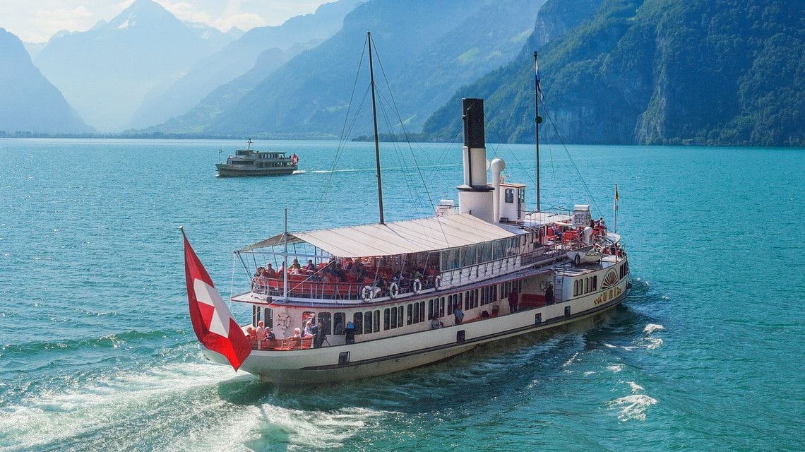 Ticket Luzern - Brunnen mit dem Schiff