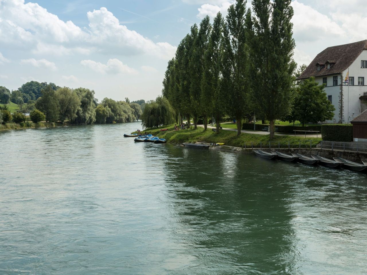 Schlauchboot Tagestour Reuss von Bremgarten nach Gebenstorf
