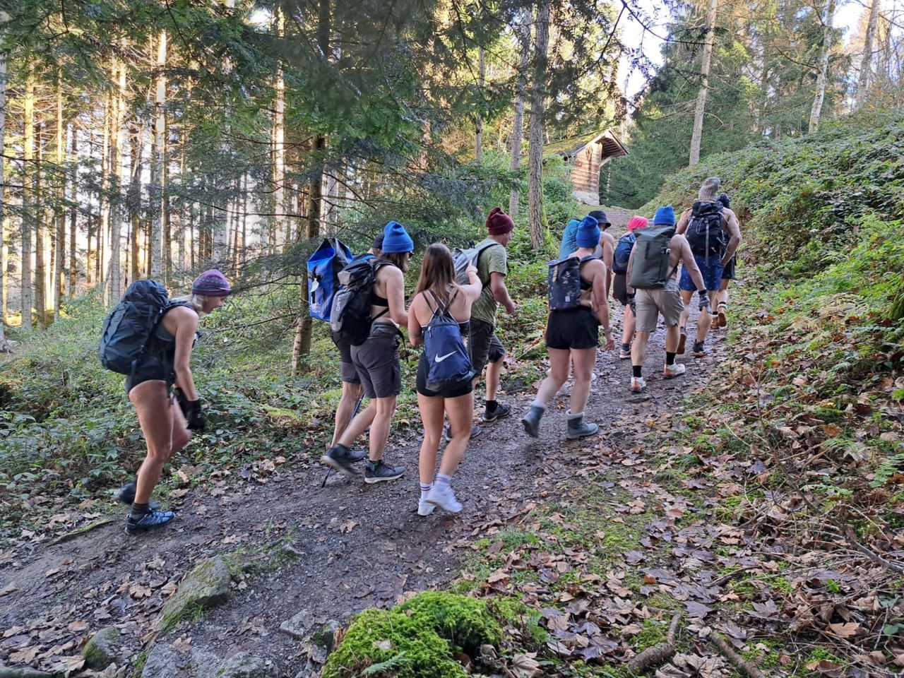 Kältewanderung am Vierwaldstättersee geführt