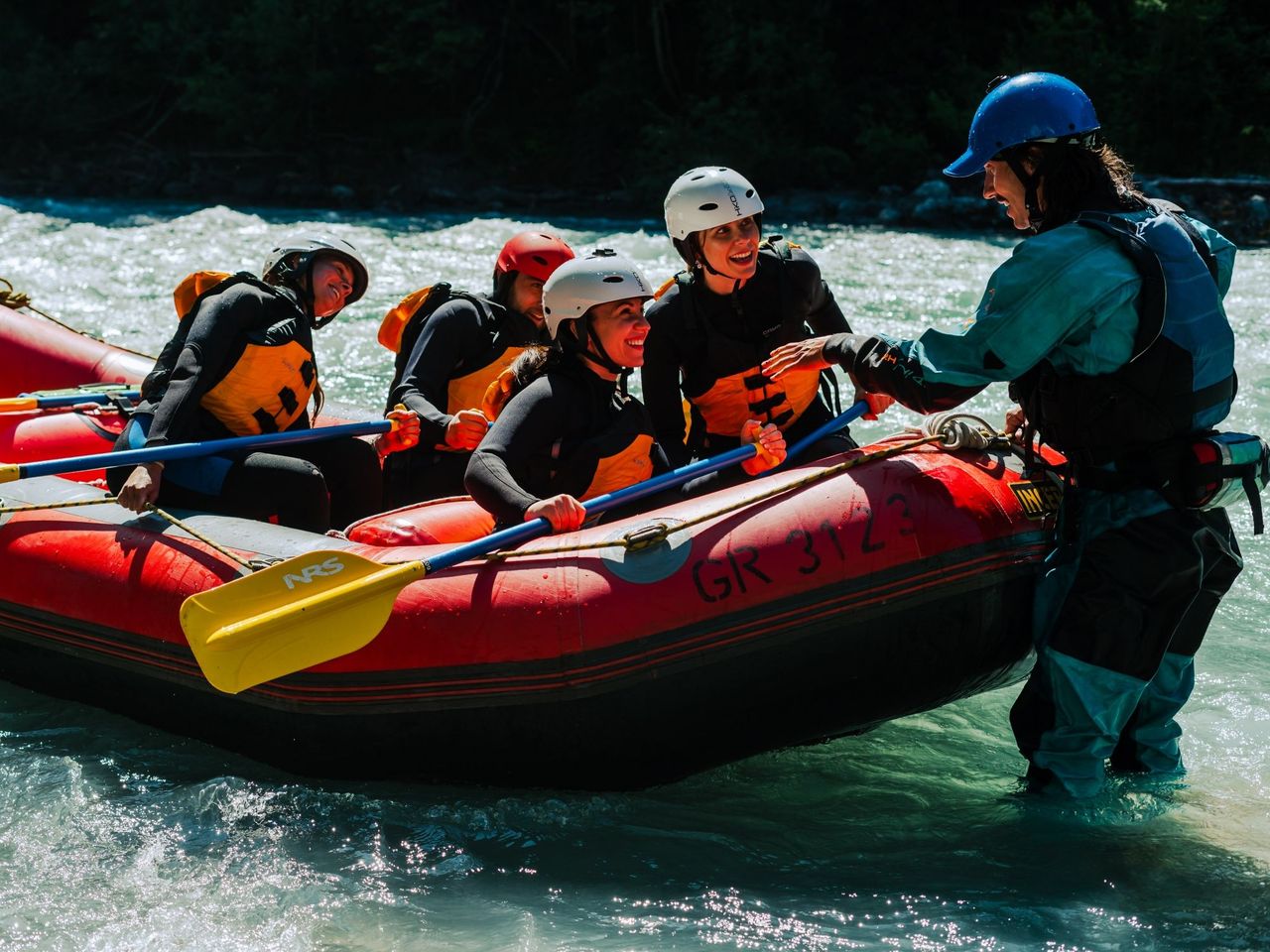 Whitewater Action Rafting auf der Lütschine ab Interlaken 
