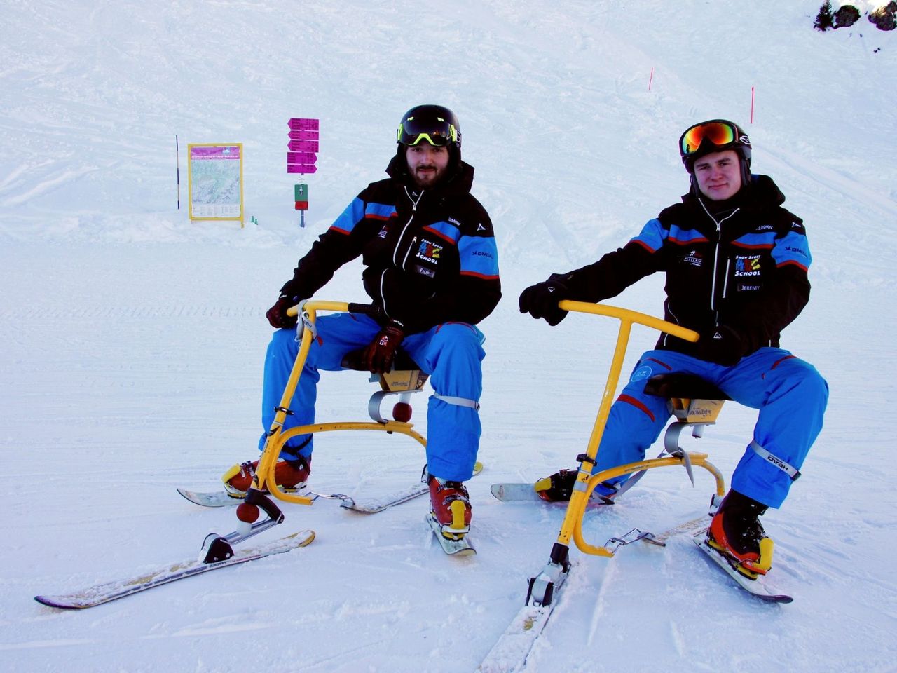 Private Snowbike Course in Arosa