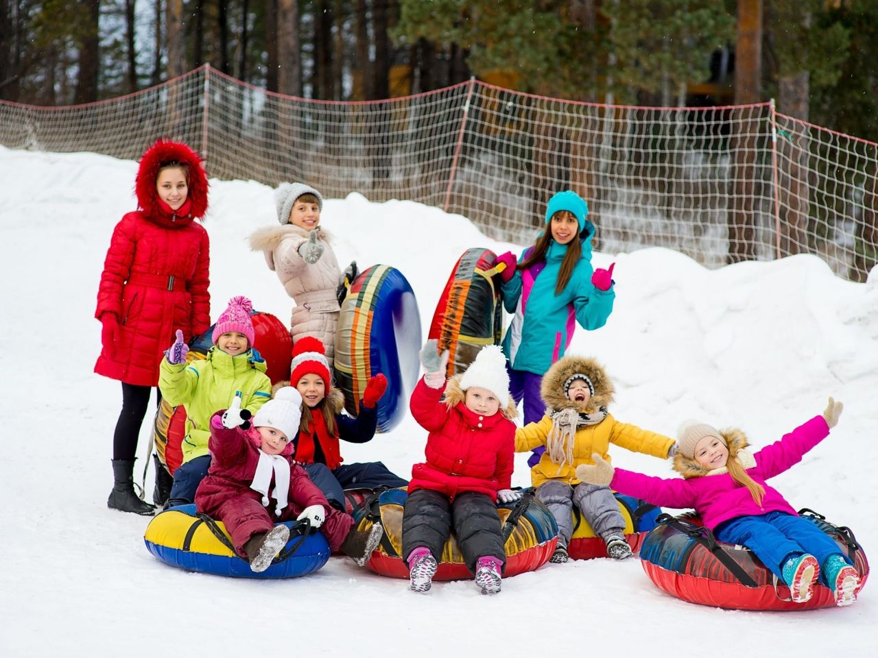 Snowtubing in Leysin ab Gstaad oder Rougemont