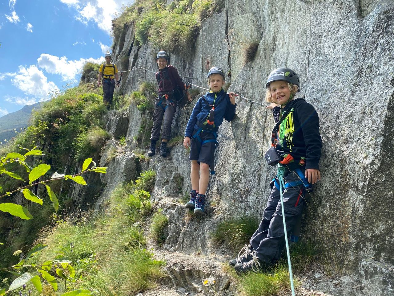Schnupper Klettersteig Andermatt für Familien