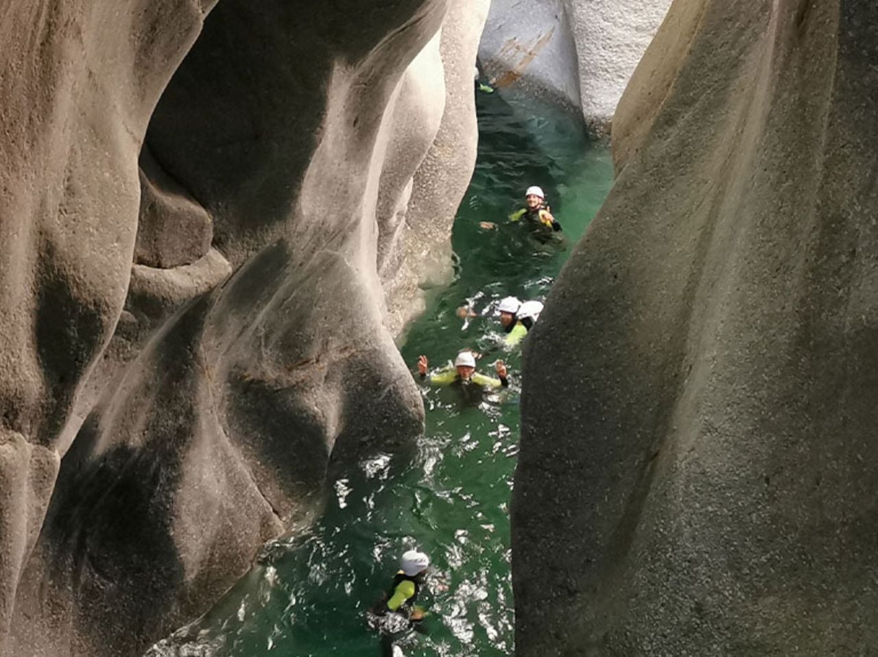 Canyoning pro Pontirone inferiore ab Cresciano