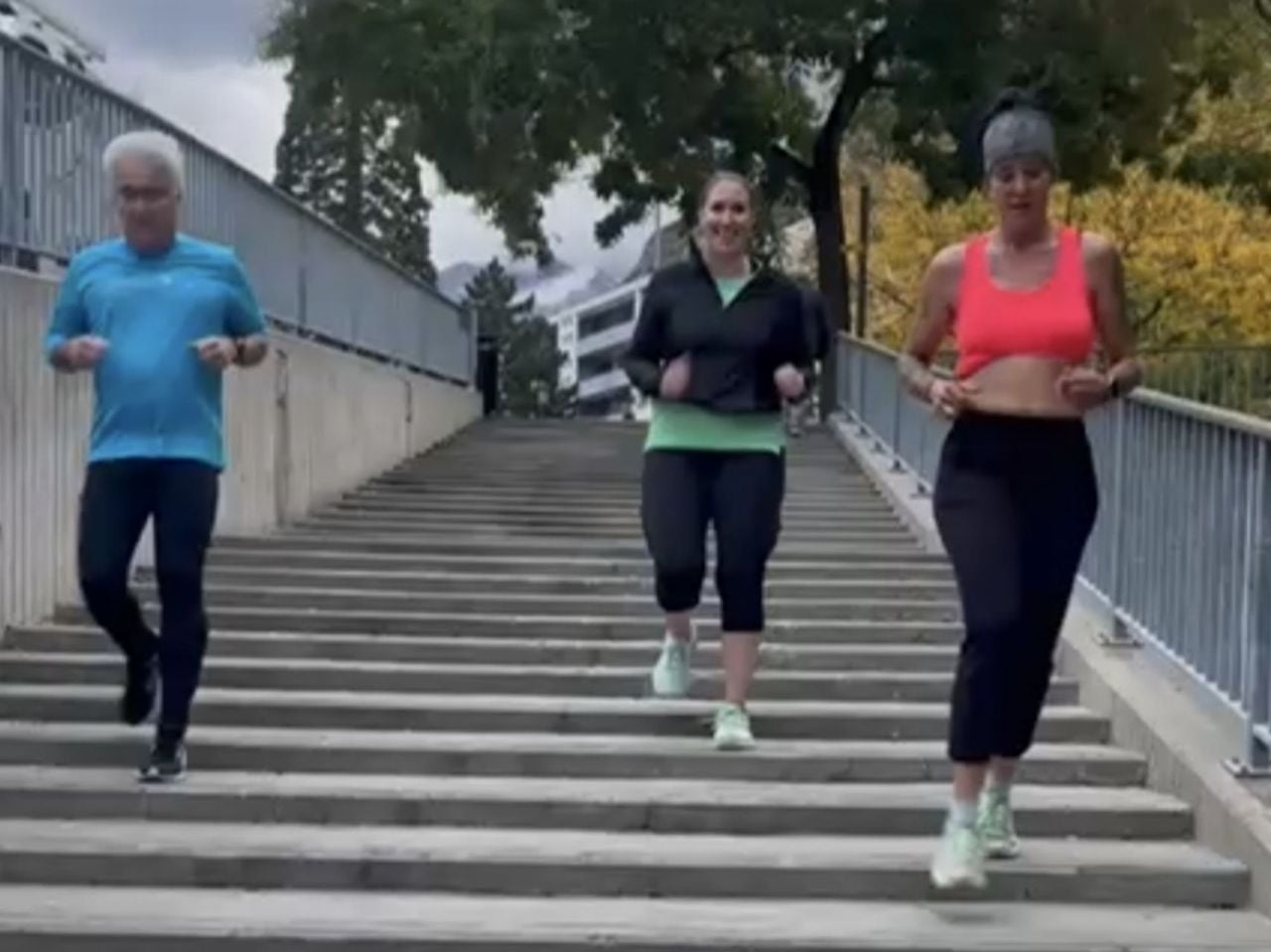 Intervall Lauftraining in der Gruppe in Lausanne