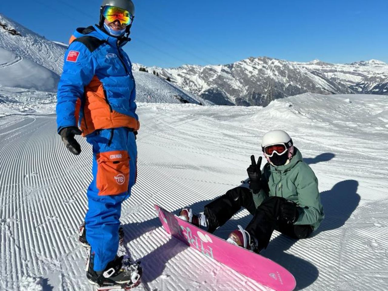 Snowboard Unterricht privat in La Tzoumaz