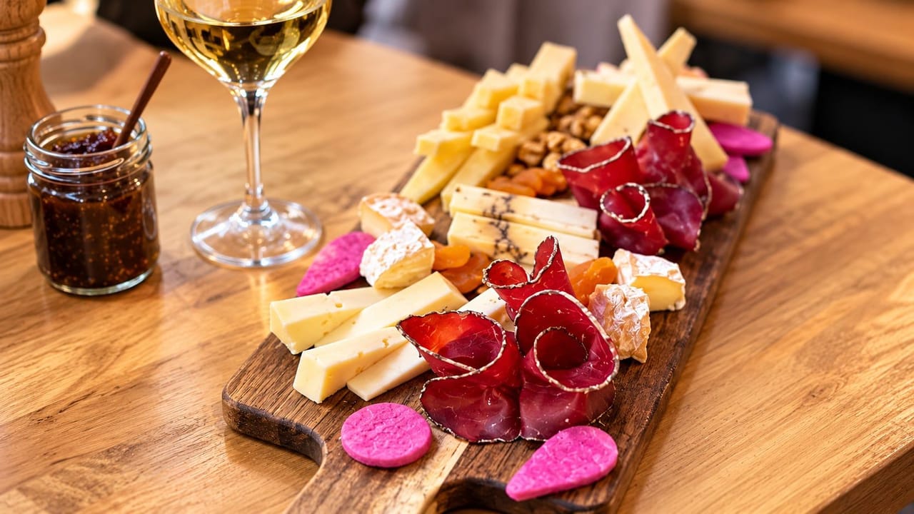 Dégustation de fromages et de vins dans une fromagerie à Genève