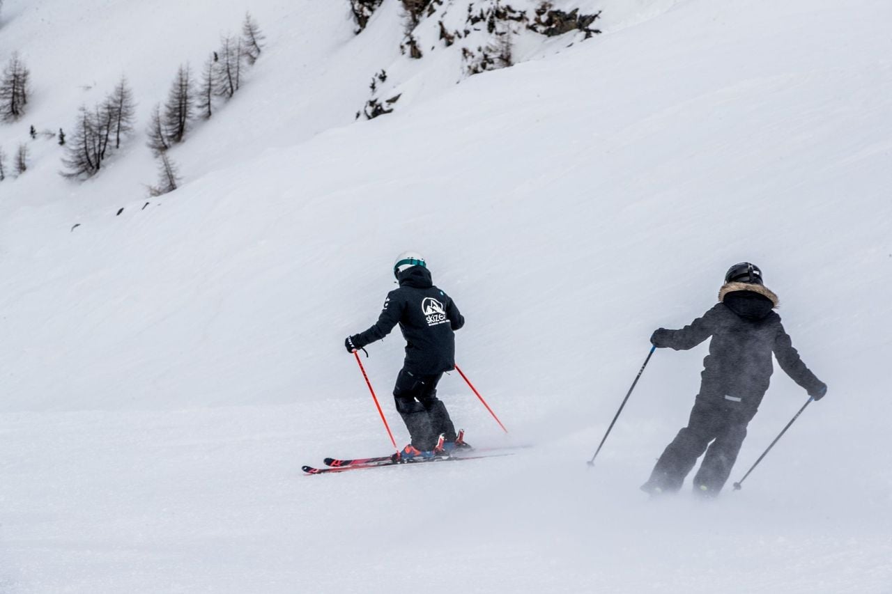 Private ski school in St. Luc in the Val d'Anniviers