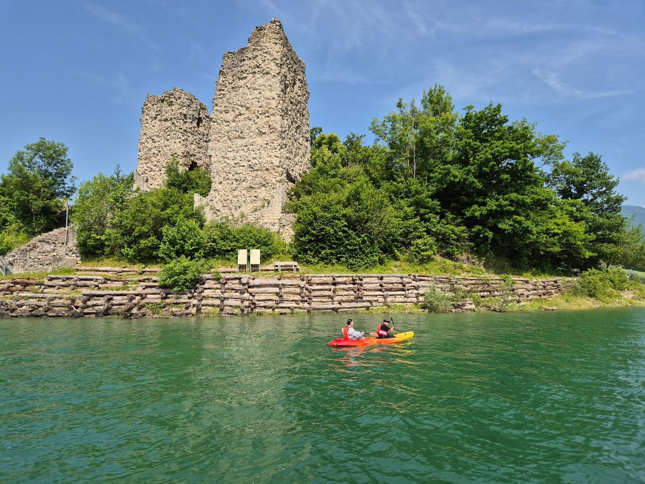 Kajakmiete auf dem Greyerzersee