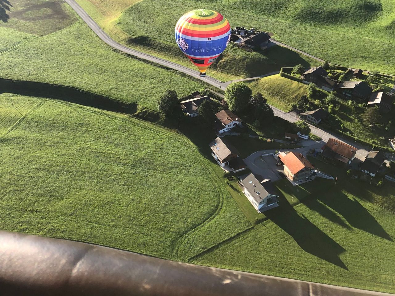 Ballon Flug Morgendämmerung ab Château-d'Oex