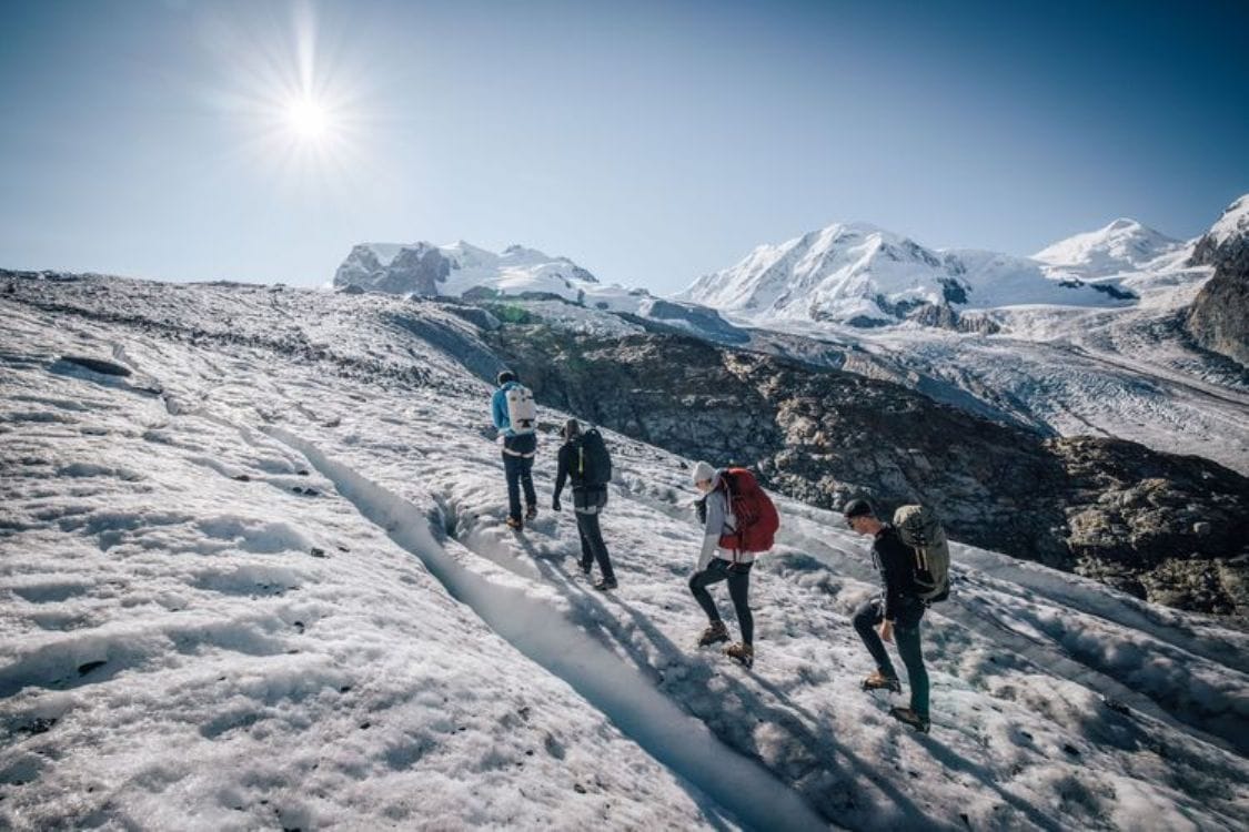 Plateau Rosa anspruchsvolle Gletscherwanderung ab Zermatt