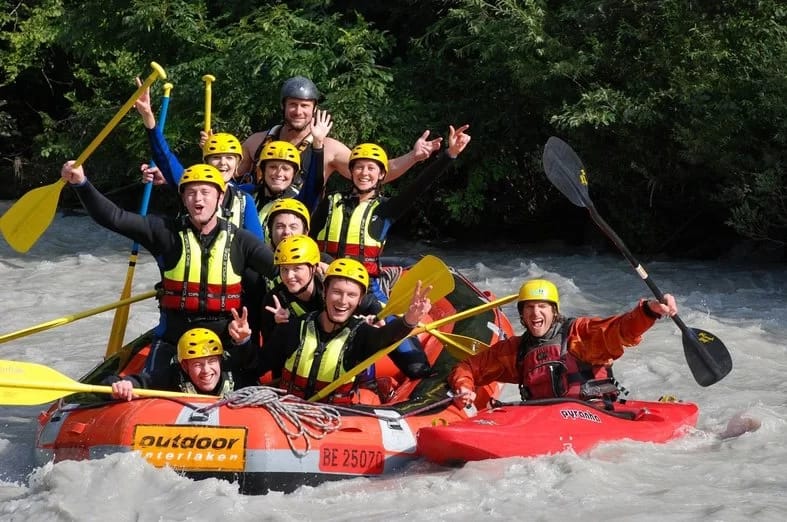 Ab Zürich: Rafting-Abenteuer auf der Lütschine in Interlaken  