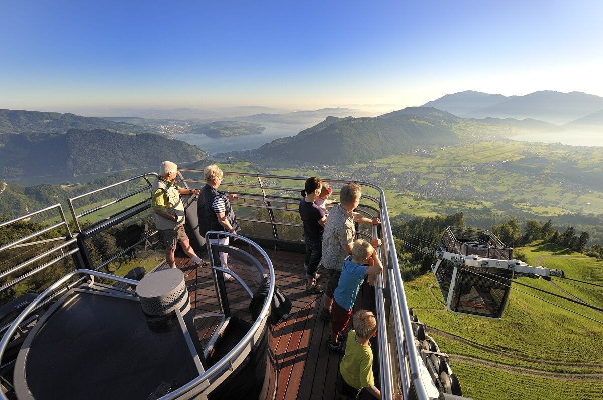 Ab Zürich: Tagestour Stanserhorn inkl. Cabrio Seilbahn