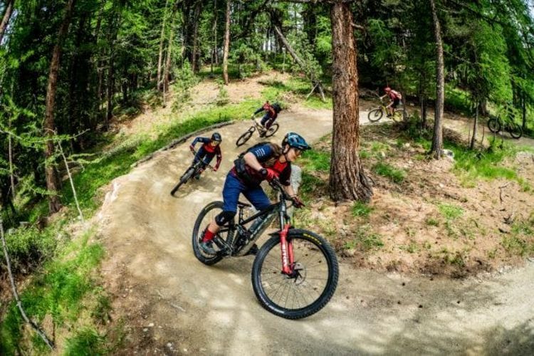 Advanced mountain bike technique course private from Zermatt
