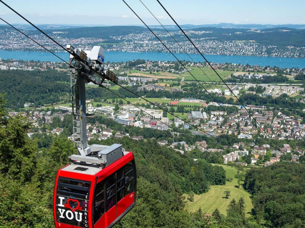 Full day in Zurich with Felsenegg cable car private tour