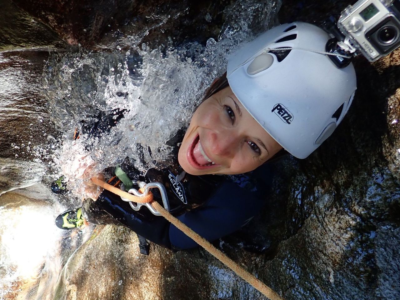 Boggera Canyoning Valle di Cresciano halber Tag