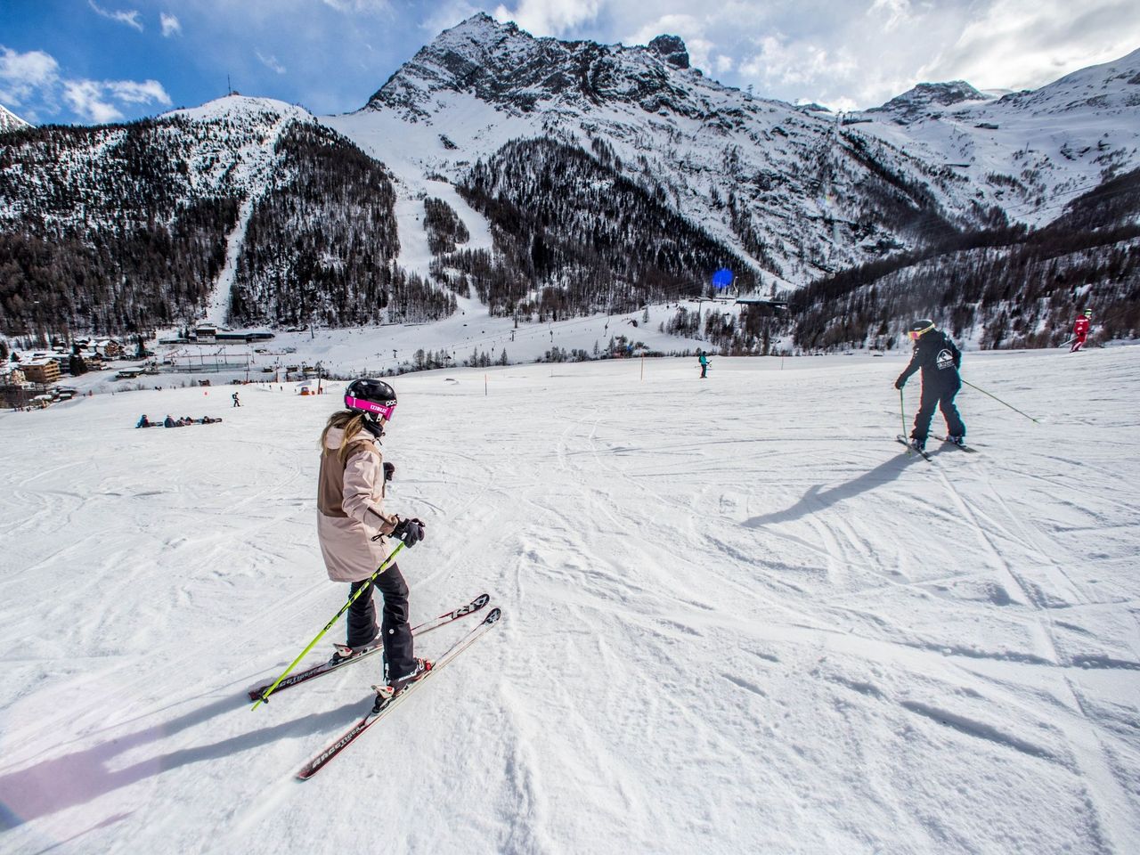 Private ski school in Chandolin in the Val d'Anniviers