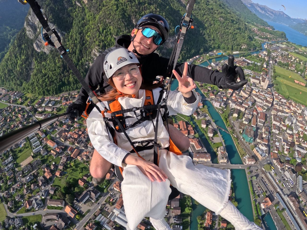 Beatenberg Gleitschirmfliegen Tandem ab Interlaken